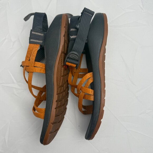 Chaco Z Volv 2 Womens Outdoor Sandals Size 5 Adjustable Black/Orange - Picture 13 of 15